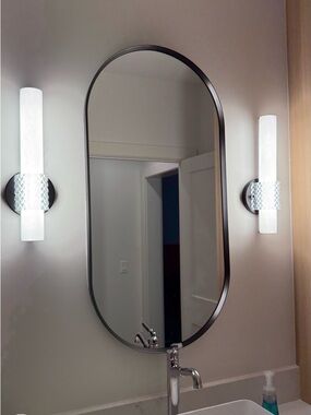 New! 2 Sconces Hinkley Lighting 51250 Vivi 2 Light 17" Tall LED Bathroom Sconce